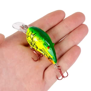 Amostra Crankbait Flutuante Medium Diver Prunanm 7cm 11.5g Ação 0.5-2m