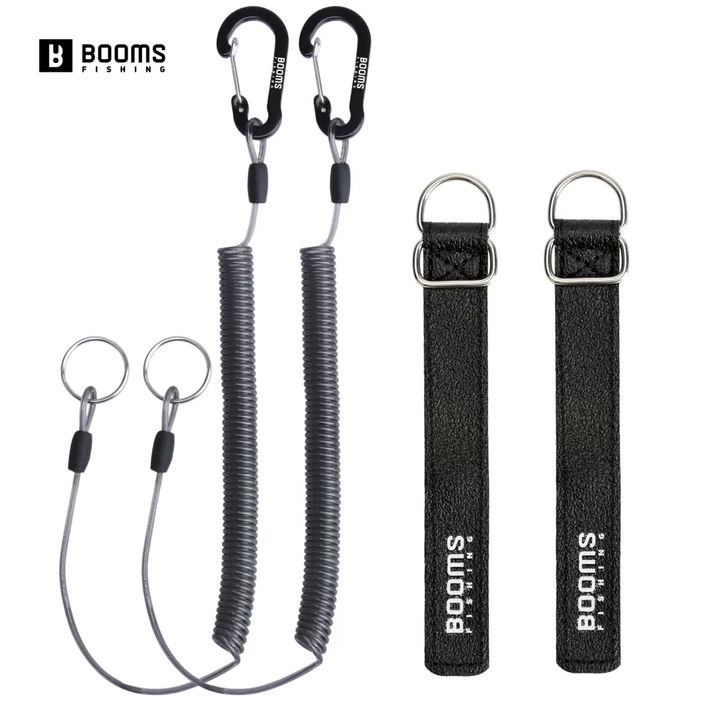 Cordão Elástico com Mosquetão Booms Fishing 2m para Canas e Ferramentas