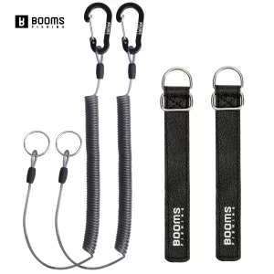 Cordão Elástico com Mosquetão Booms Fishing 2m para Canas e Ferramentas