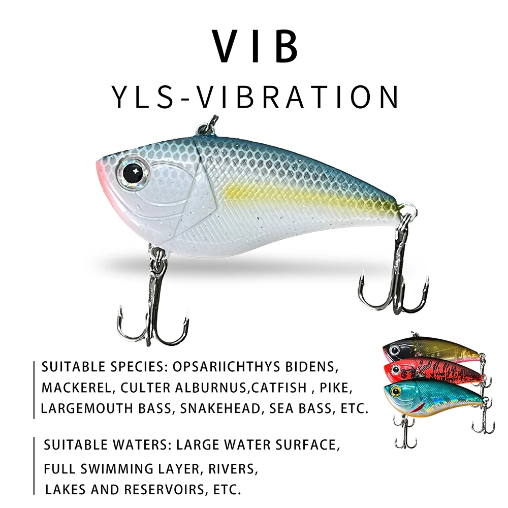 Amostra Crankbait VIB NEPTUNE SPEAR 4.8cm/6.8cm Afundamento Lento - Image 3
