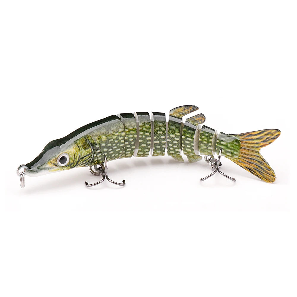 Amostra TREHOOK Swimbait Articulado Pike ABS 10 cm 8,7 g - Image 9