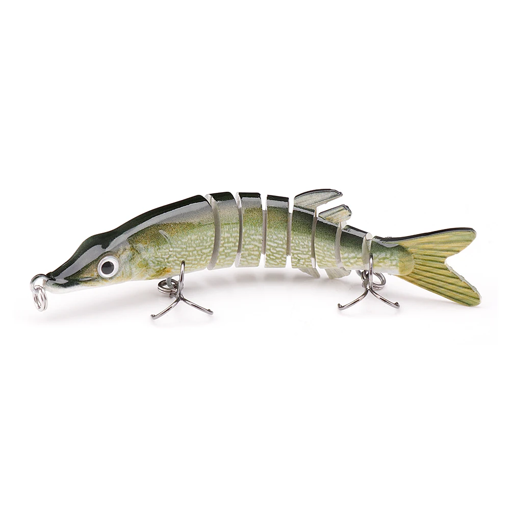 Amostra TREHOOK Swimbait Articulado Pike ABS 10 cm 8,7 g - Image 11