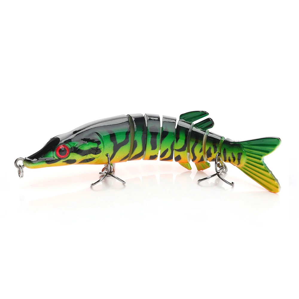 Amostra TREHOOK Swimbait Articulado Pike ABS 10 cm 8,7 g - Image 7