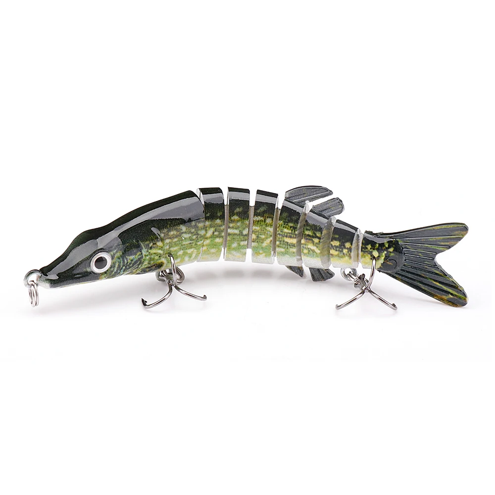 Amostra TREHOOK Swimbait Articulado Pike ABS 10 cm 8,7 g - Image 12