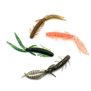 Amostra SANDOMEY Softbait Lagostim Silicone 7.5 cm 1.8 g – Pack 5 Unidades