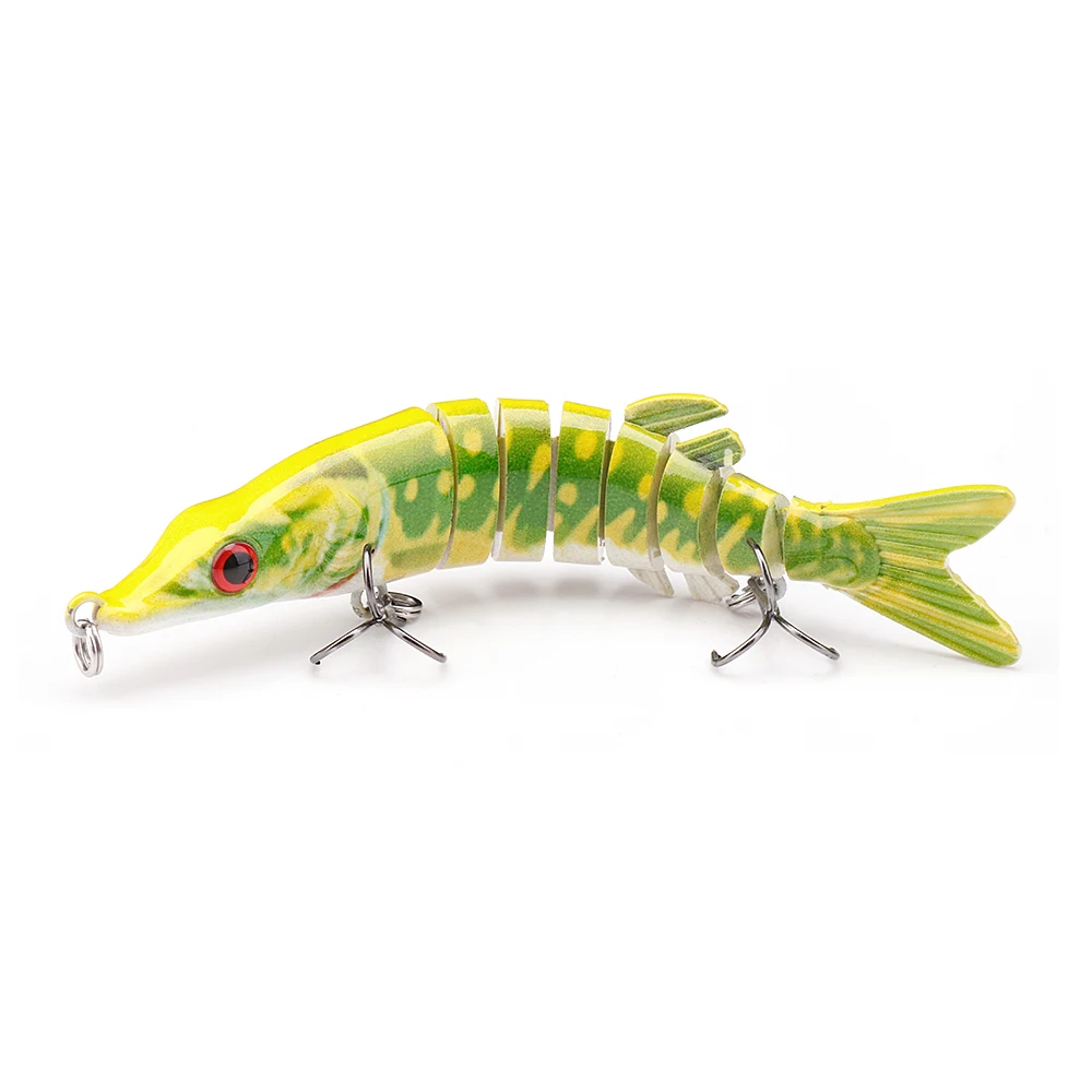 Amostra TREHOOK Swimbait Articulado Pike ABS 10 cm 8,7 g - Image 10