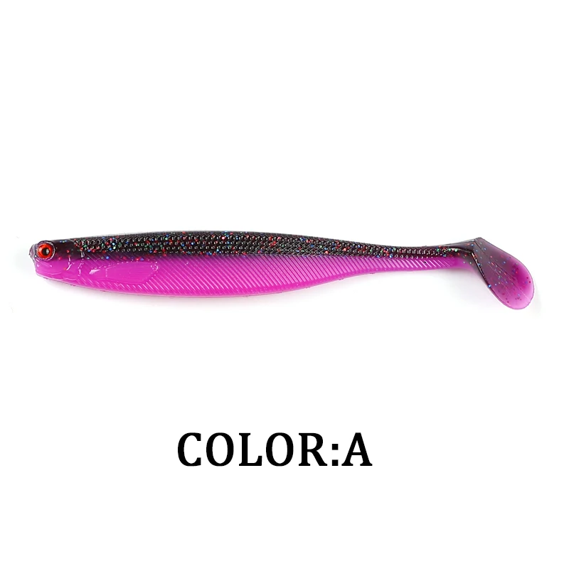 Amostra Softbait Supercontinent ShadTeez T-Tail 50mm, 70mm ou 100mm - Image 14