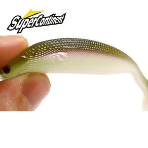 Amostra Supercontinent Softbait Shad T-Tail Silicone 5 cm / 7 cm / 10 cm