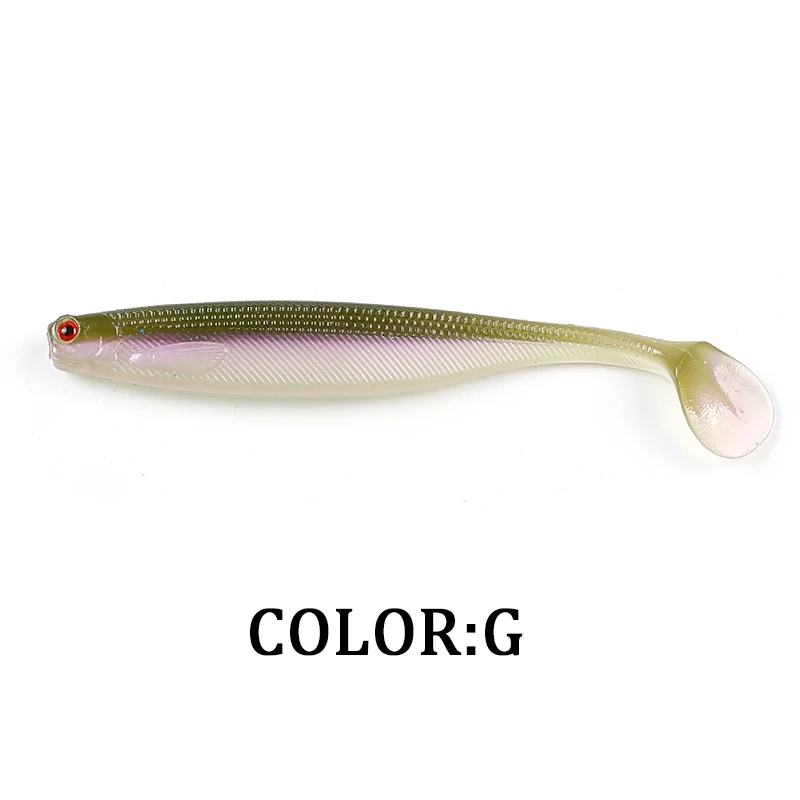 Amostra Softbait Supercontinent ShadTeez T-Tail 50mm, 70mm ou 100mm - Image 19
