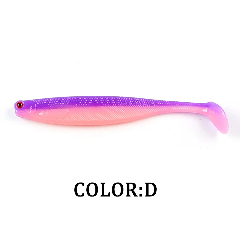 Amostra Softbait Supercontinent ShadTeez T-Tail 50mm, 70mm ou 100mm - Image 17