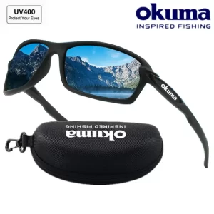 Óculos de Sol Polarizados Okuma UV400 – Proteção Total para Pesca