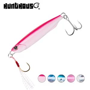 Amostra Metálica Hunthouse Jig 20g, 40g ou 60g Sinking para Jigging