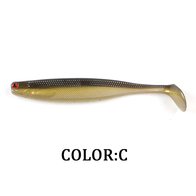 Amostra Softbait Supercontinent ShadTeez T-Tail 50mm, 70mm ou 100mm - Image 12