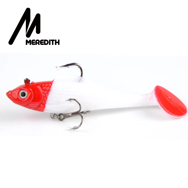 Amostras Softbait Meredith Long Tail 12cm 27g com Peso Interno - Image 12