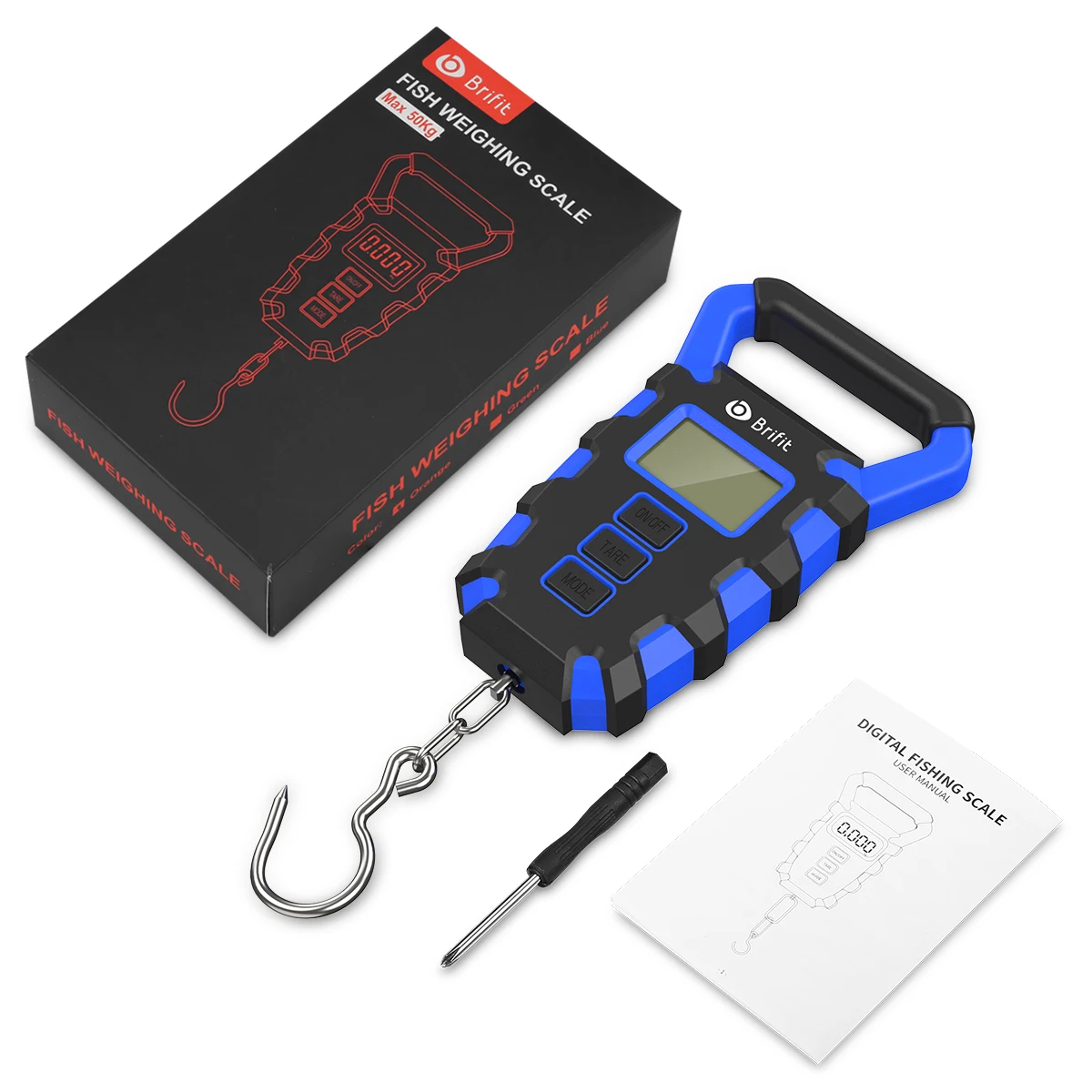 Balança Digital Portátil 50kg Bifit com Gancho e Fita Métrica para Pesca - Image 6