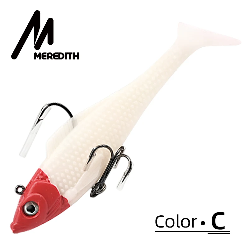 Amostras Softbait Meredith Long Tail 12cm 27g com Peso Interno - Image 9