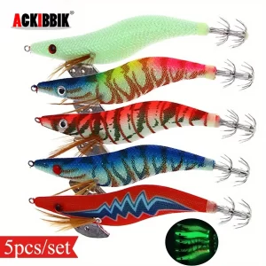 Conjunto 5 Toneiras Ackibbik Luminescentes Tipo Palhaço10cm 12,3g