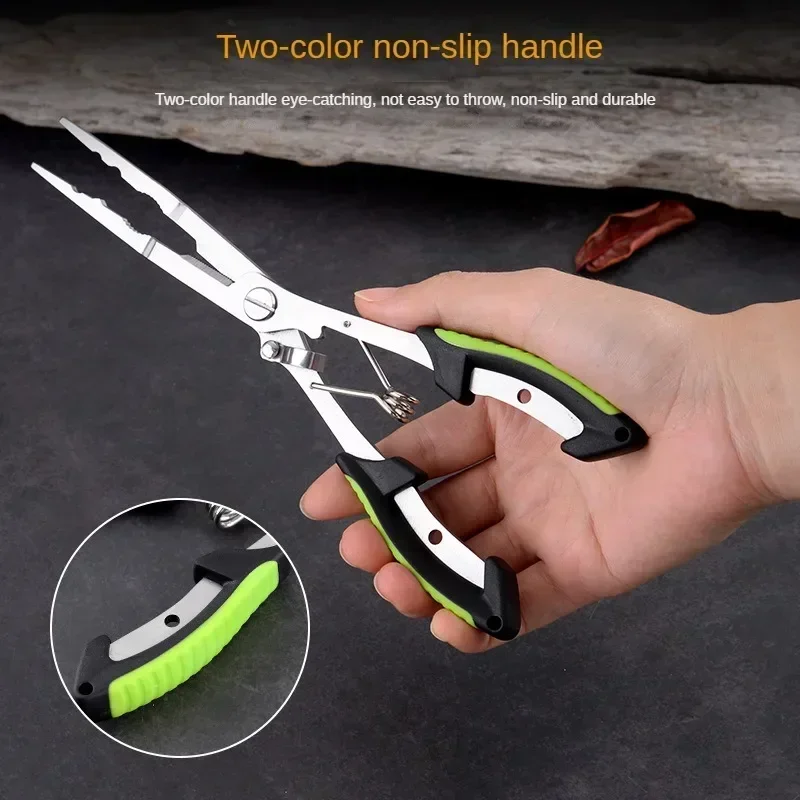 Alicate de Pesca ZWICKE Inox Multifunções com Cabo em Borracha e Estojo - Image 5