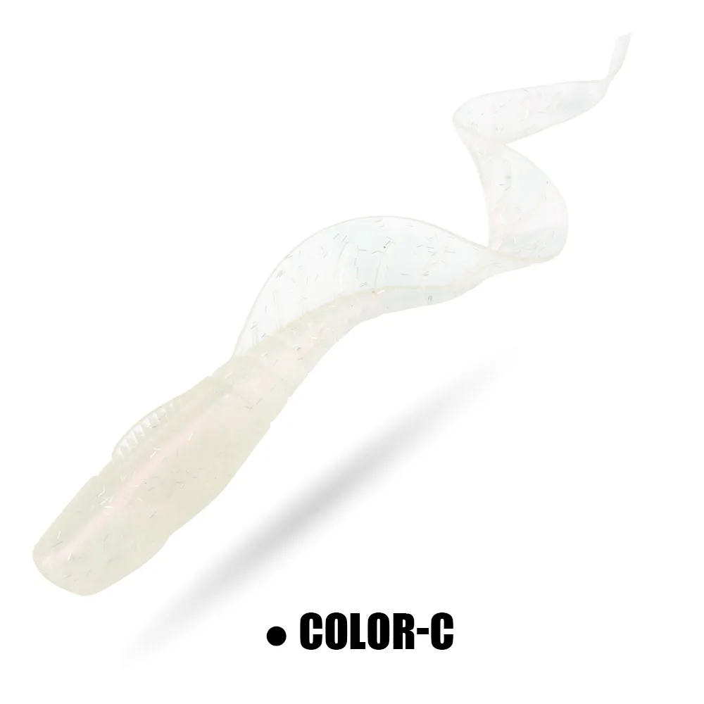 Conjunto 3 Vinis Spinpoler Long Tail Grub 16cm 13g para Predadores - Image 10