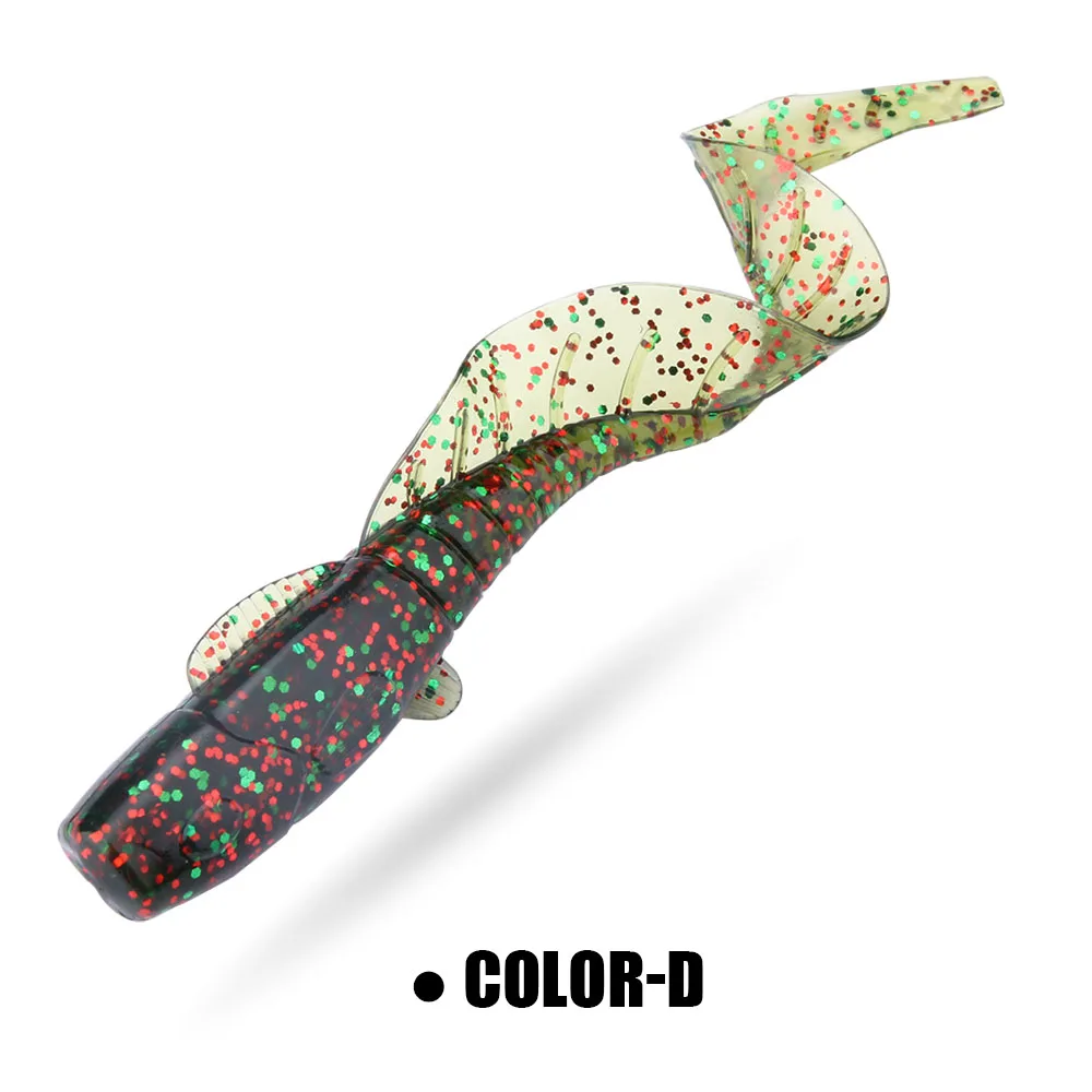 Conjunto 3 Vinis Spinpoler Long Tail Grub 16cm 13g para Predadores - Image 7
