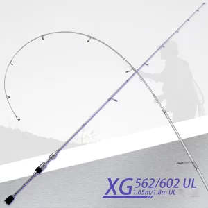 Cana de Spinning UL 1,65m 1,80m 2 Secções em Carbono