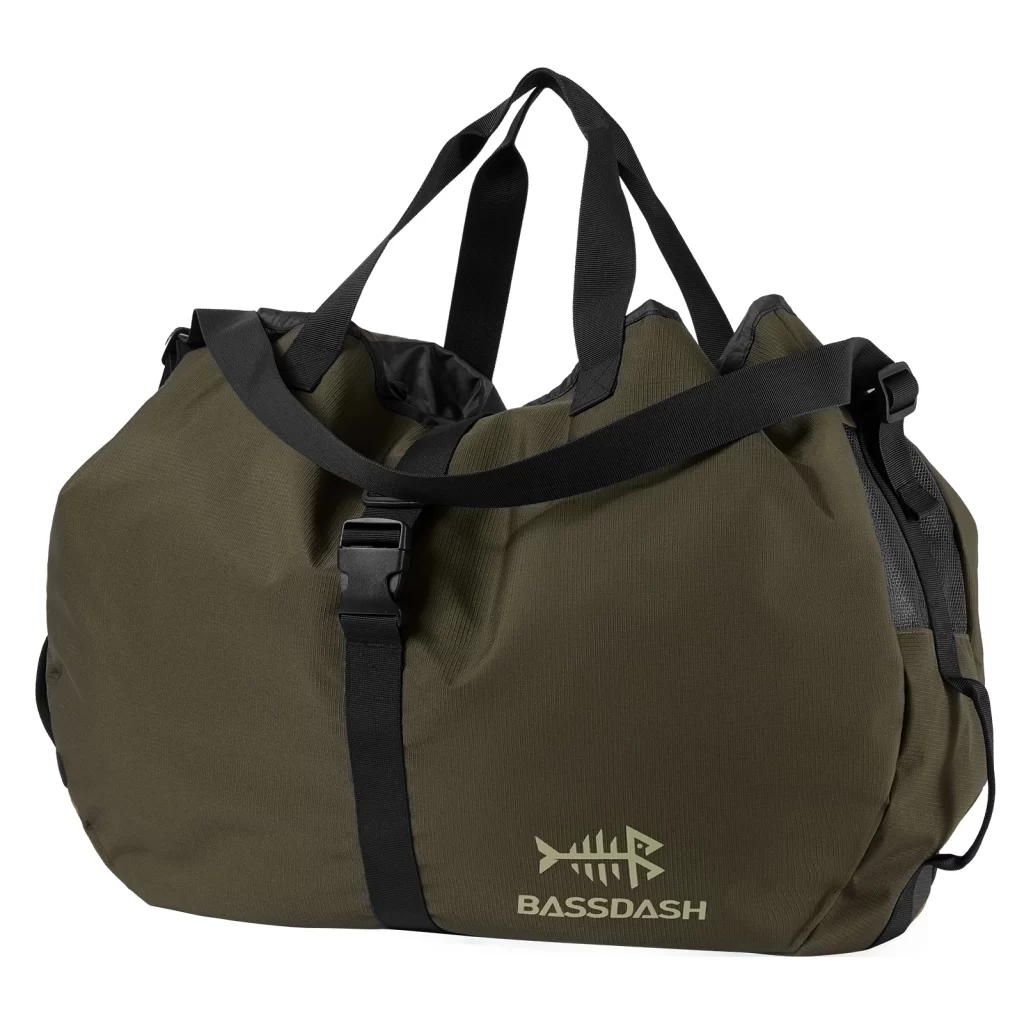 Saco BASSDASH para Vadeador 48L Dobrável com Tapete de Mudança