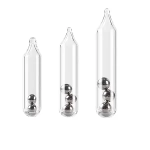 Conjunto 50 Rattles de Vidro MrLurion 3mm 4mm 5mm para Vinis