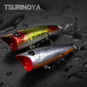 Amostra Topwater TSURINOYA RIPPLE 70F Popper 70mm 12g