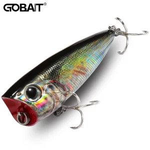 Amostra Popper GOBAIT 6.5cm 8g Superfície com Fateixas