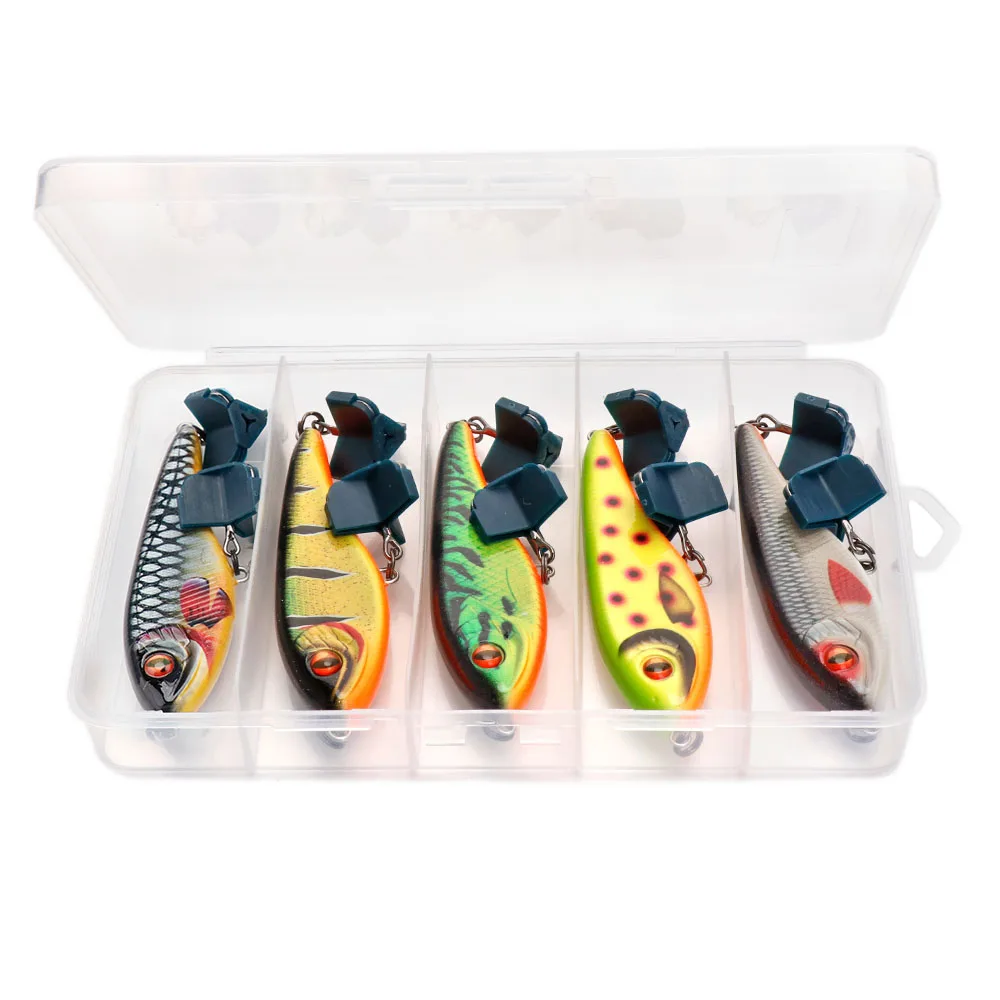 Amostra Jerkbait Lipless GOBASS 90mm 21g Sinking – Conjunto 5 Unidades com Caixa - Image 8