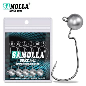 Conjunto 5 Cabeças de Chumbo SAMOLLA Offset 3,5–10g para Vinis