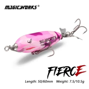 Amostra de Hélice Magic Works YL50 YL60 50mm 60mm Topwater