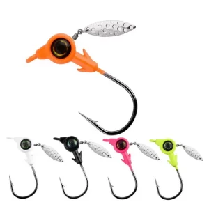 Conjunto 5 Cabeças Plumbadas com Colher para Vinis 3,5g 5g 7g 10g