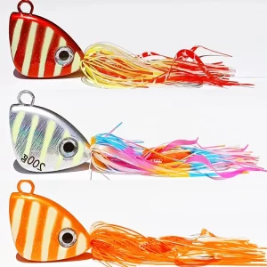 Jig Metálico Luminoso Tipo Inchiku para Jigging Vertical 150g 200g 250g