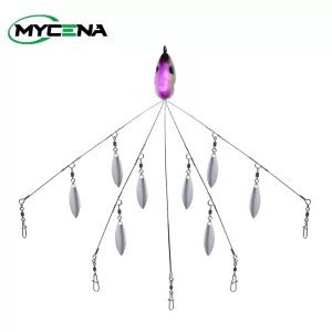 Montagem Alabama Rig Mycena de 5 Braços 18g para Vinis e Swimbaits