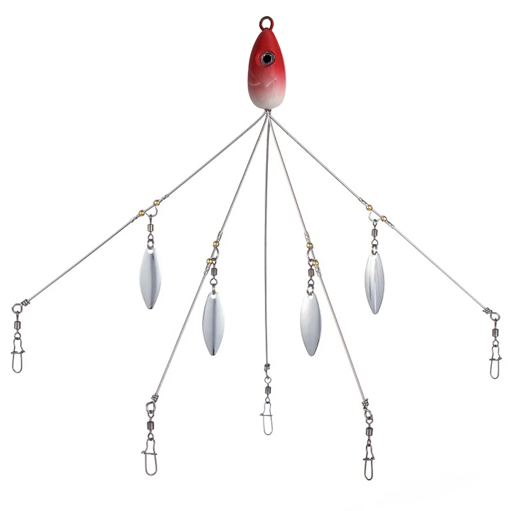 Montagem Alabama Rig Mycena de 5 Braços 18g para Vinis e Swimbaits - Image 16