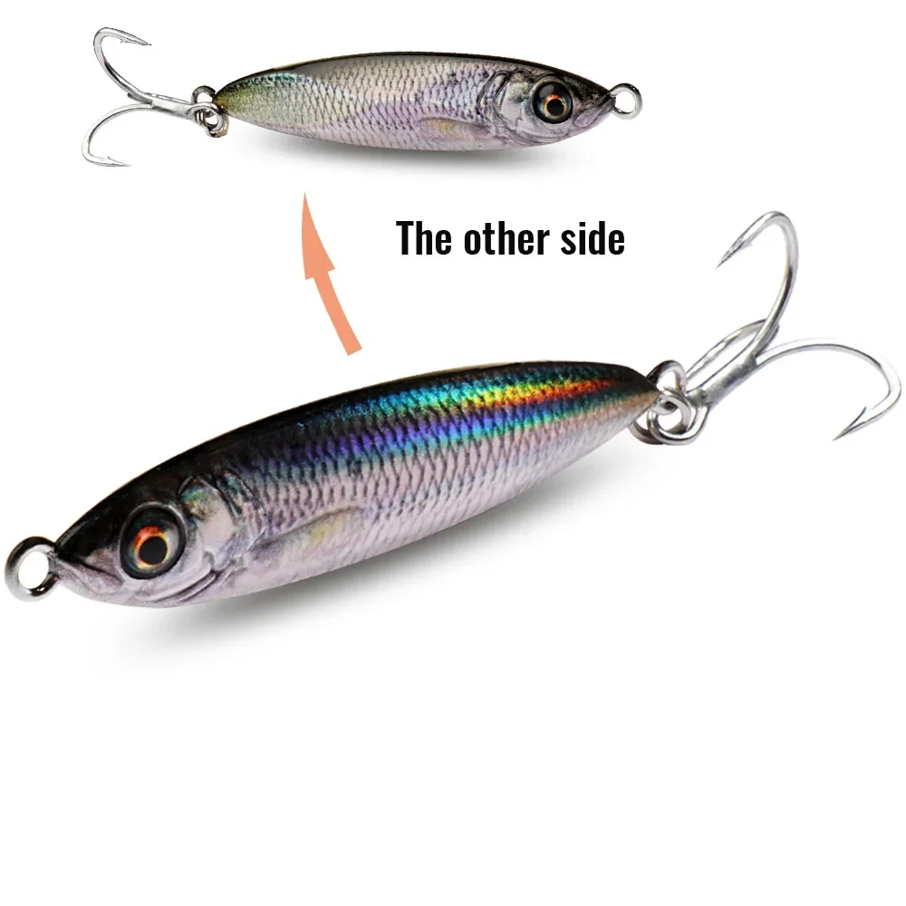 Jig Metálico Casting Jig GOBAIT 20g 30g 40g Holográfico para Predadores - Image 12