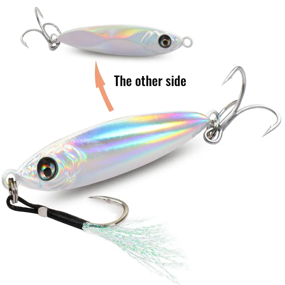 Jig Metálico Casting Jig GOBAIT 20g 30g 40g Holográfico para Predadores - Image 14