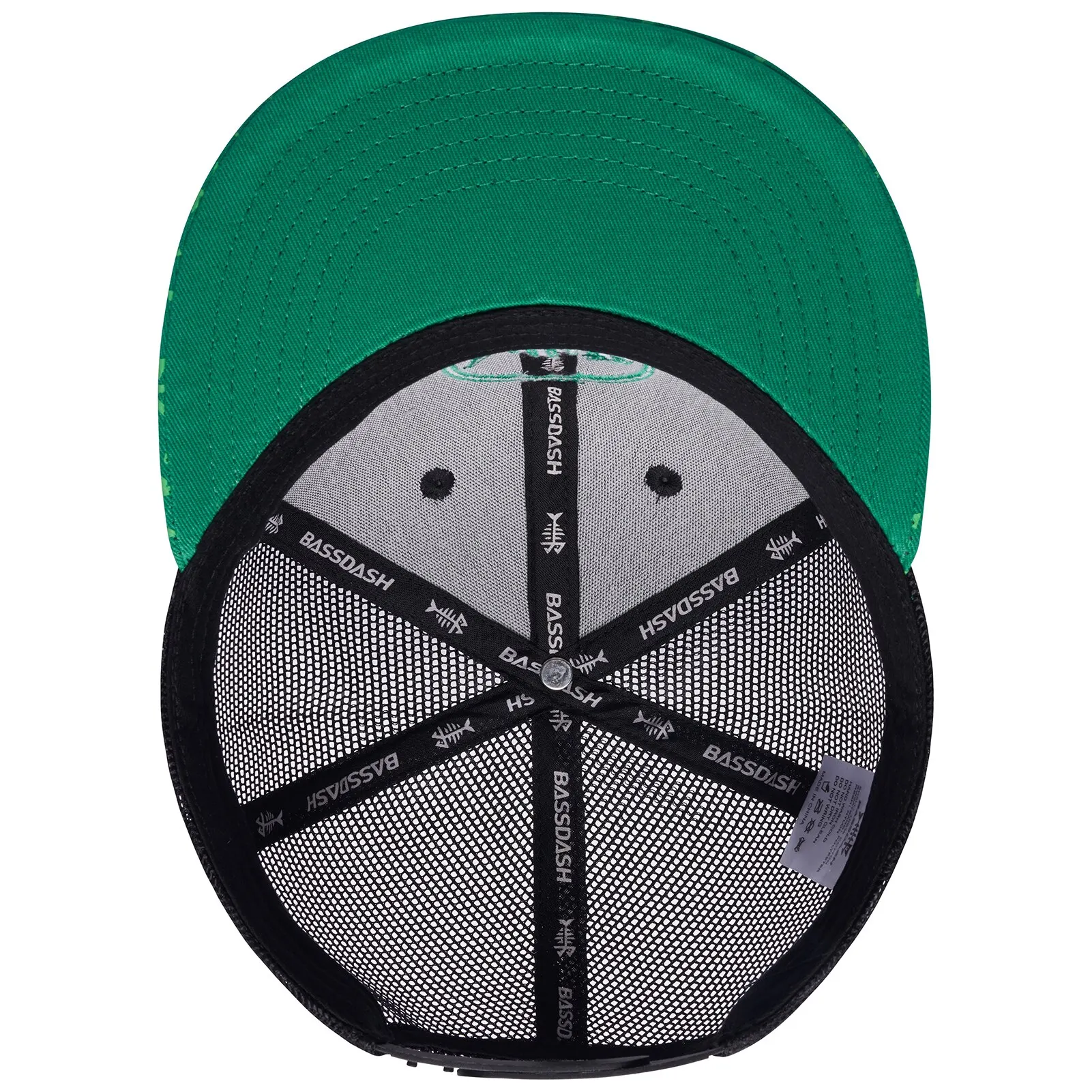 Boné Trucker Bassdash de Aba Plana em Rede Ajustável - Image 5