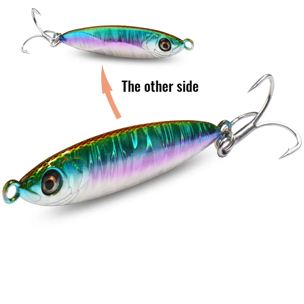 Jig Metálico Casting Jig GOBAIT 20g 30g 40g Holográfico para Predadores - Image 11