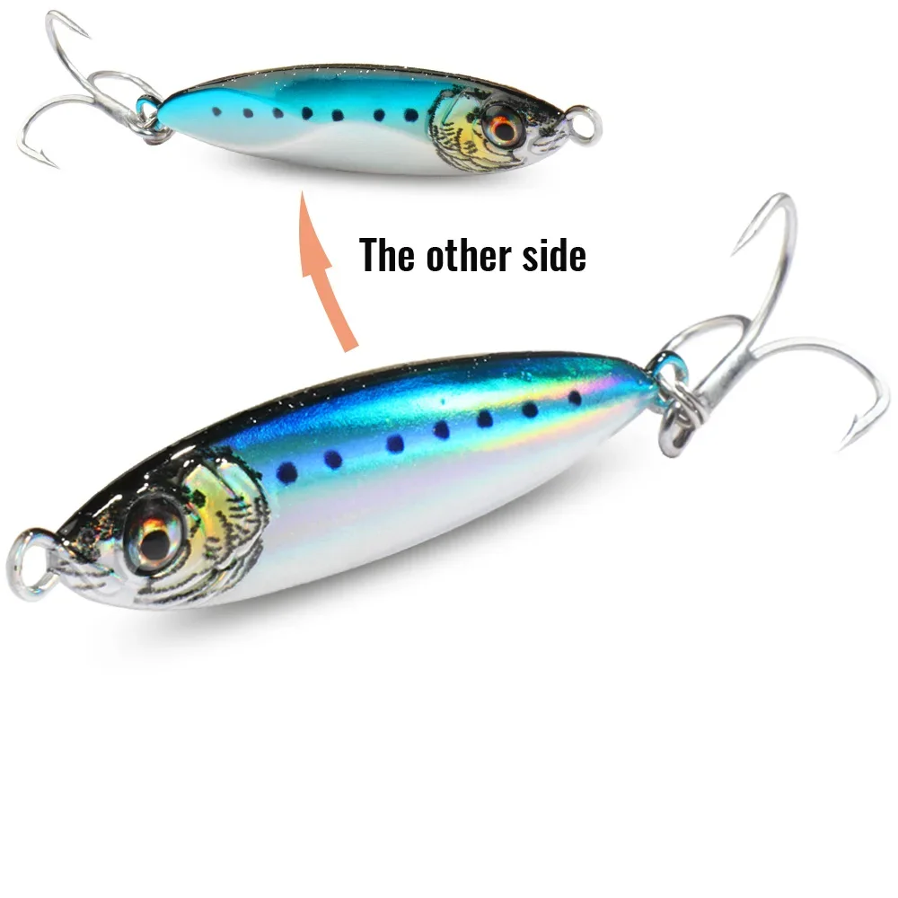 Jig Metálico Casting Jig GOBAIT 20g 30g 40g Holográfico para Predadores - Image 17