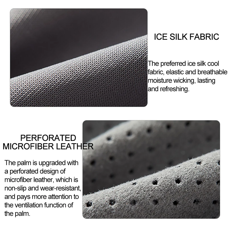 Luvas KoKossi Meio-Dedo Anti-Derrapantes com Protecção Solar - Image 3