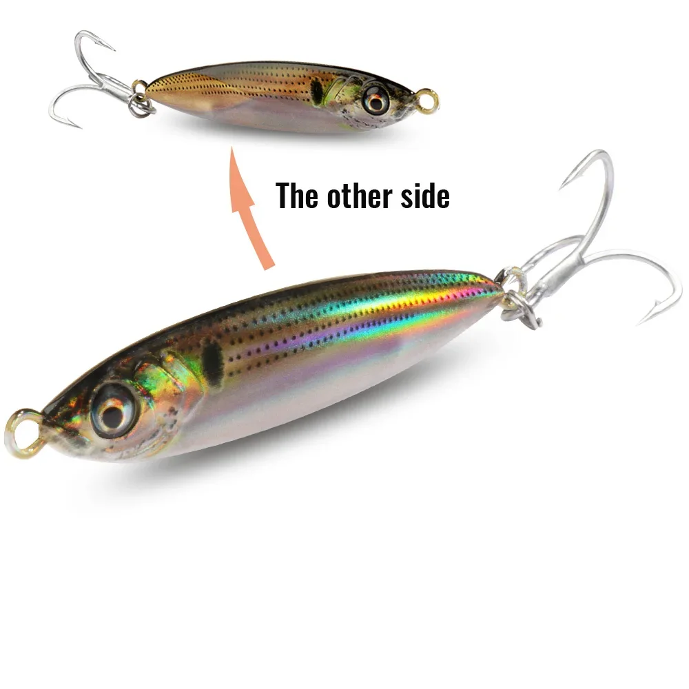 Jig Metálico Casting Jig GOBAIT 20g 30g 40g Holográfico para Predadores - Image 18