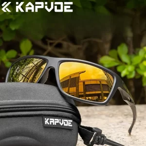 Óculos Polarizados Kapvoe UV400 HD para Pesca e Exterior