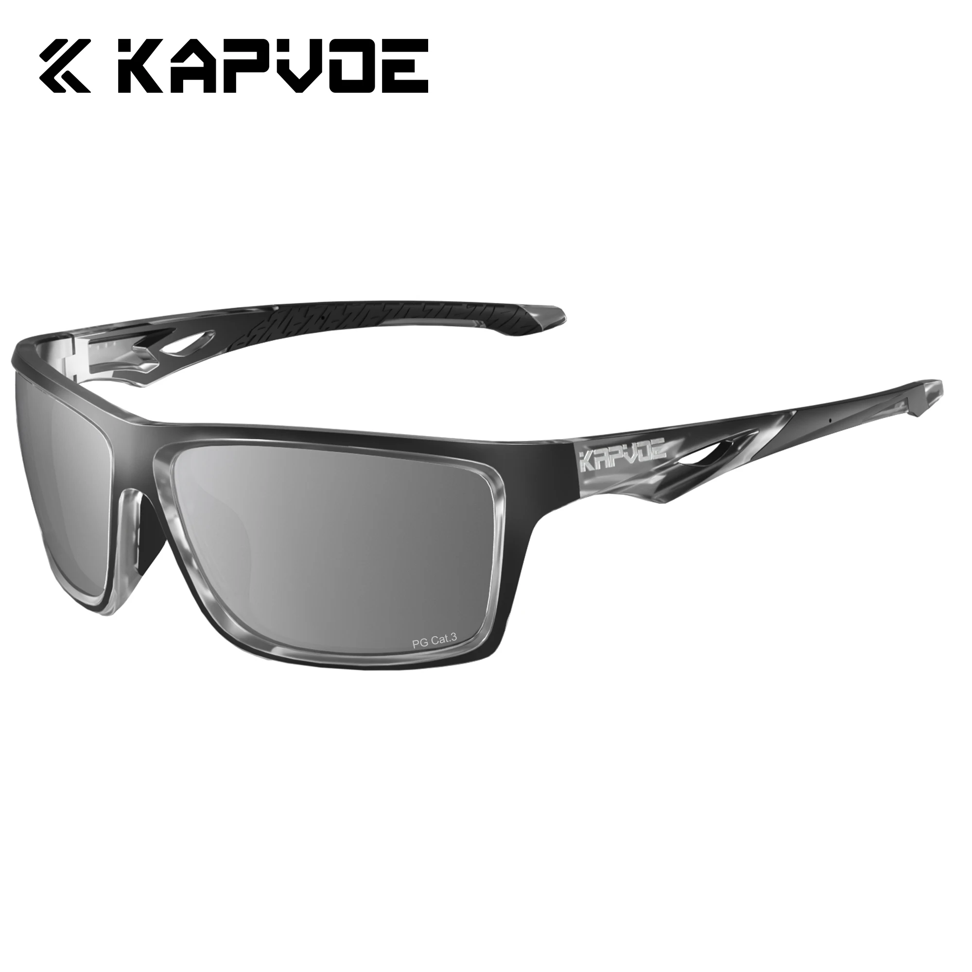 Óculos Polarizados Kapvoe UV400 HD para Pesca e Exterior - Image 7
