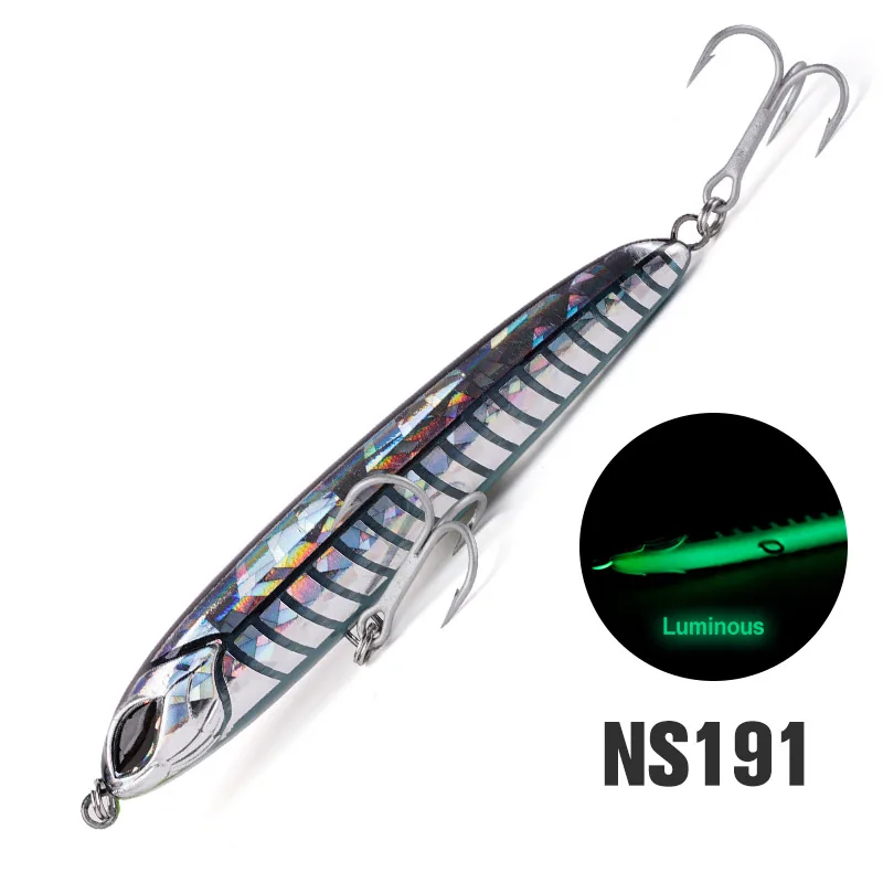 Stickbait Pencil Heavy Sinking NOEBY 115mm 64g 130mm 81g para Predadores de Mar - Image 8