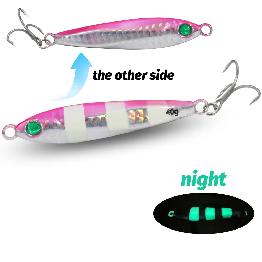 Jig Metálico Casting Jig GOBAIT 20g 30g 40g para Shore Jigging e Predadores - Image 17