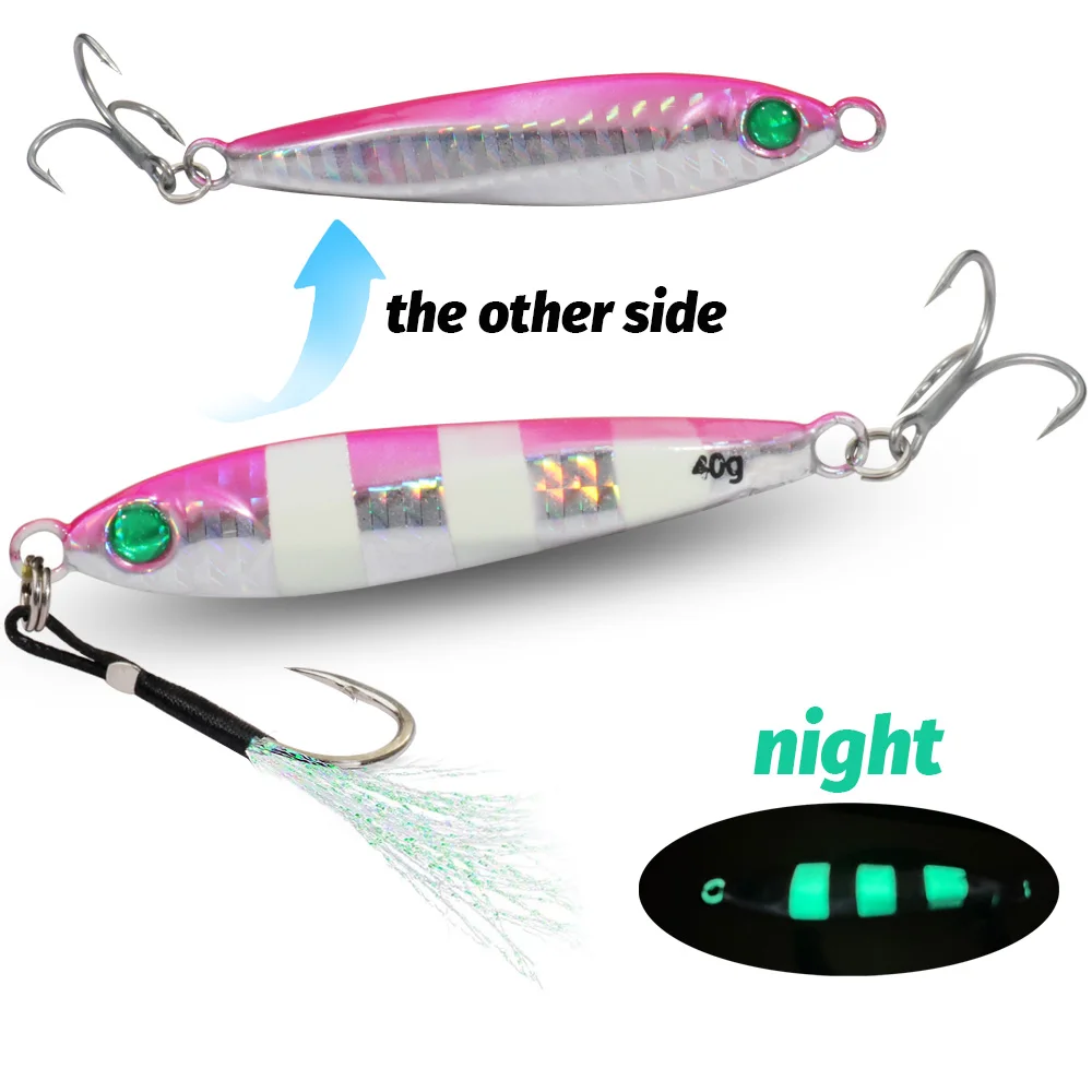 Jig Metálico Casting Jig GOBAIT 20g 30g 40g para Shore Jigging e Predadores - Image 5