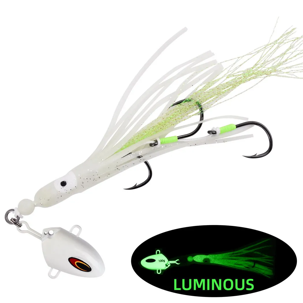 Inchiku Kabura Luminescente 100g 150g 200g 250g 300g para Pesca Embarcada - Image 12