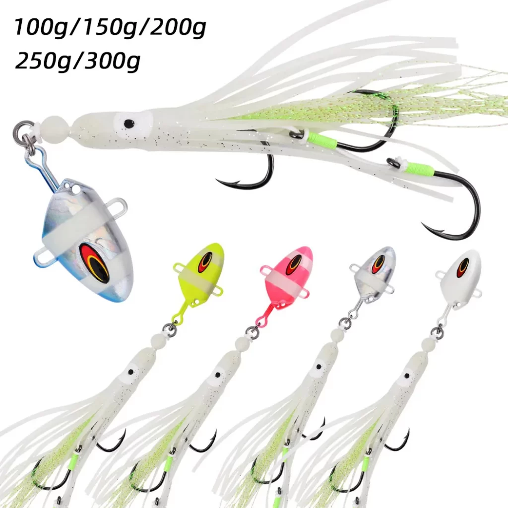 Inchiku Kabura Luminescente 100g 150g 200g 250g 300g para Pesca Embarcada